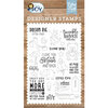 Echo Park - Baby Boy Collection - Clear Photopolymer Stamps - Dream Big Little Man