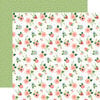 Echo Park - Baby Girl Collection - 12 x 12 Double Sided Paper - Newborn Floral