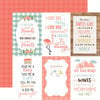 Echo Park - Baby Girl Collection - 12 x 12 Double Sided Paper - 4 x 6 Journaling Cards