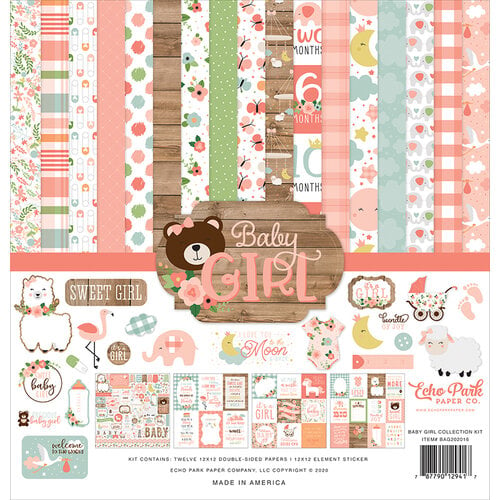 Echo Park - Baby Girl Collection - 12 x 12 Collection Kit