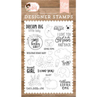 Echo Park - Baby Girl Collection - Clear Photopolymer Stamps - Dream Big Little Lady