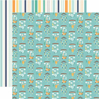 Echo Park - Hello Baby Boy Collection - 12 x 12 Double Sided Paper - Boy Mobiles