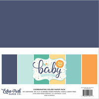 Echo Park - Hello Baby Boy Collection - 12 x 12 Paper Pack - Solids