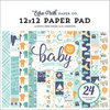 Echo Park - Hello Baby Boy Collection - 12 x 12 Paper Pad