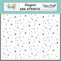 Echo Park - Hello Baby Boy Collection - 6 x 6 Stencils - Twinkling Stars