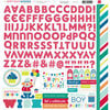 Echo Park - Birthday Collection - Boy - 12 x 12 Cardstock Stickers - Alphabet