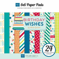 Echo Park - Birthday Collection - Boy - 6 x 6 Paper Pad