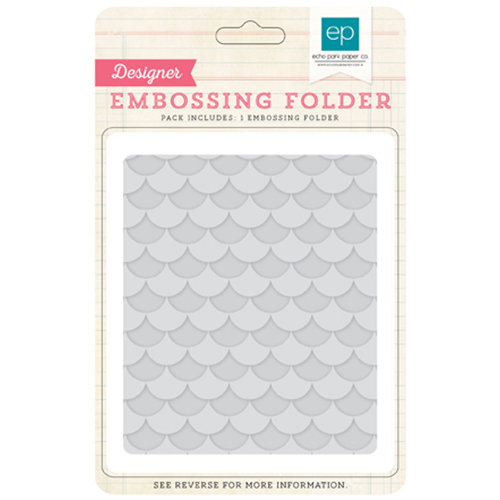 Echo Park - Birthday Collection - Boy - Embossing Folders - Layered Scallops