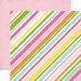 Echo Park - Birthday Collection - Girl - 12 x 12 Double Sided Paper - Stripes
