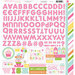 Echo Park - Birthday Collection - Girl - 12 x 12 Cardstock Stickers - Alphabet