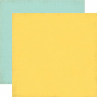 Echo Park - Birthday Collection - Girl - 12 x 12 Double Sided Paper - Yellow