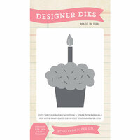 Echo Park - Birthday Collection - Girl - Designer Dies - Birthday Cupcake