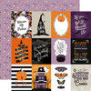 Echo Park - Bewitched Collection - Halloween - 12 x 12 Double Sided Paper - 3 x 4 Journaling Cards
