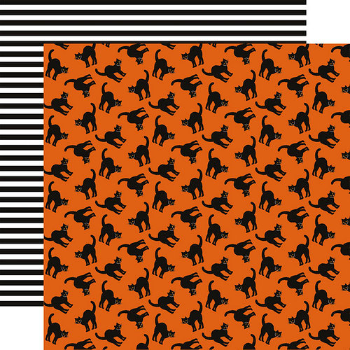 Echo Park - Bewitched Collection - Halloween - 12 x 12 Double Sided Paper - Black Cats