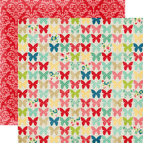 Echo Park - Beautiful Life Collection - 12 x 12 Double Sided Paper - Butterflies