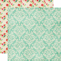 Echo Park - Beautiful Life Collection - 12 x 12 Double Sided Paper - Damask