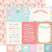 Echo Park - Hello Baby Girl Collection - 12 x 12 Double Sided Paper - 4 x 6 Journaling Cards