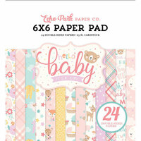 Echo Park - Hello Baby Girl Collection - 6 x 6 Paper Pad