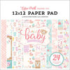 Echo Park - Hello Baby Girl Collection - 12 x 12 Paper Pad