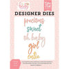 Echo Park - Hello Baby Girl Collection - Designer Dies - Oh Baby