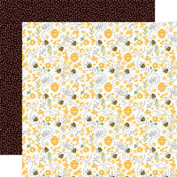 Echo Park - Bee Happy Collection - 12 x 12 Double Sided Paper - Happy As Can Bee
