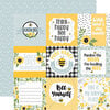 Echo Park - Bee Happy Collection - 12 x 12 Double Sided Paper - 4 x 4 Journaling Cards