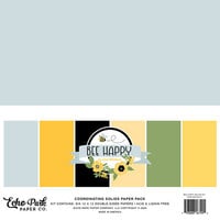 Echo Park - Bee Happy Collection - 12 x 12 Paper Pack - Solids