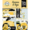 Echo Park - Bee Happy Collection - Ephemera - Frames and Tags