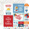 Echo Park - Birthday Boy Collection - 12 x 12 Double Sided Paper - Multi Journaling Cards
