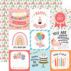 Echo Park - Birthday Girl Collection - 12 x 12 Double Sided Paper - 4 x 4 Journaling Cards
