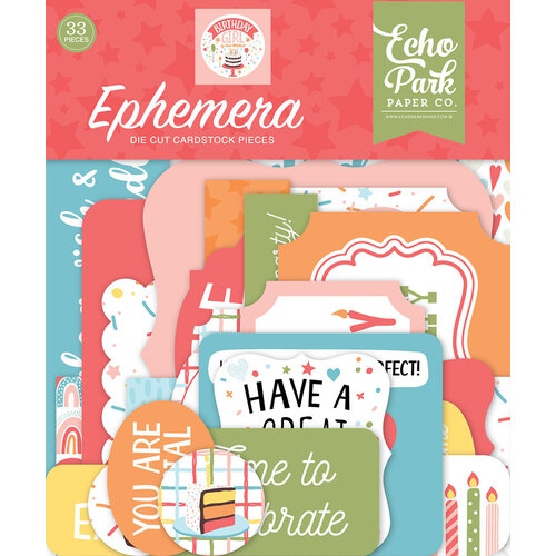 Echo Park - Birthday Girl Collection - Ephemera