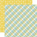 Echo Park - Bundle of Joy New Addition Collection - Boy - 12 x 12 Double Sided Paper - Baby Boy Plaid