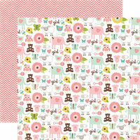 Echo Park - Bundle of Joy Collection - Girl - 12 x 12 Double Sided Paper - It's A Girl