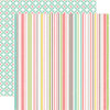 Echo Park - Bundle of Joy Collection - Girl - 12 x 12 Double Sided Paper - Sweet Stripe