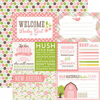 Echo Park - Bundle of Joy New Addition Collection - Girl - 12 x 12 Double Sided Paper - Welcome Baby Girl