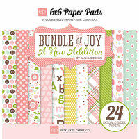 Echo Park - Bundle of Joy New Addition Collection - Girl - 6 x 6 Paper Pad