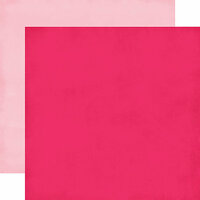 Echo Park - Blowing Kisses Collection - 12 x 12 Double Sided Paper - Hot Pink