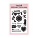Echo Park - Blowing Kisses Collection - Clear Acrylic Stamps - Blowing Kisses
