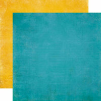 Echo Park - A Boy's Life Collection - 12 x 12 Double Sided Paper - Teal