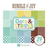 Echo Park - Bundle of Joy Collection - Boy - 6 x 6 Paper Pad - Dots and Stripes