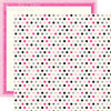 Echo Park - Be Mine Collection - Valentine - 12 x 12 Double Sided Paper - Precious Polka Dots