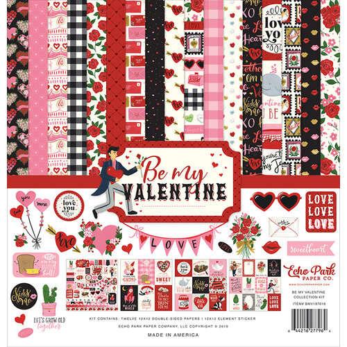 Echo Park - Be My Valentine Collection - 12 x 12 Collection Kit