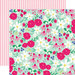 Echo Park - Best Summer Ever Collection - 12 x 12 Double Sided Paper - Sunshine Floral