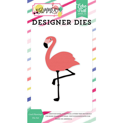 Echo Park - Best Summer Ever Collection - Designer Dies - Cool Flamingo