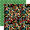 Echo Park - Back to School Collection - 12 x 12 Double Sided Paper - Alphabet Scramble