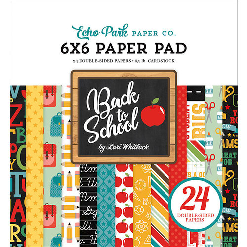 Echo Park - Back to School Collection - 6 x 6 Paper Pad