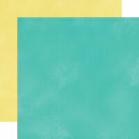 Echo Park - Creative Agenda Collection - 12 x 12 Double Sided Paper - Teal