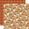 Echo Park - Celebrate Autumn Collection - 12 x 12 Double Sided Paper - Thankful Flowers