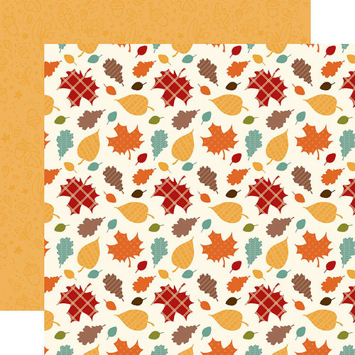 Echo Park - Celebrate Autumn Collection - 12 x 12 Double Sided Paper - Falling Leaves