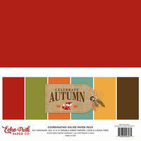 Echo Park - Celebrate Autumn Collection - 12 x 12 Paper Pack - Solids